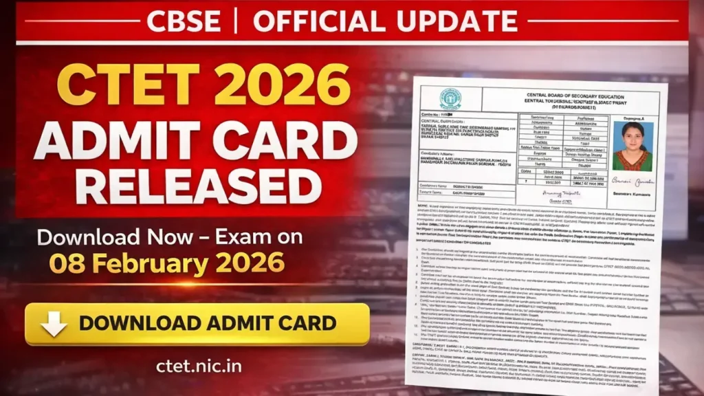 CTET February Online Exam Form 2026