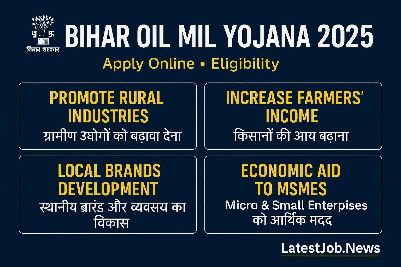 Bihar Oil Mil Yojana 2025
