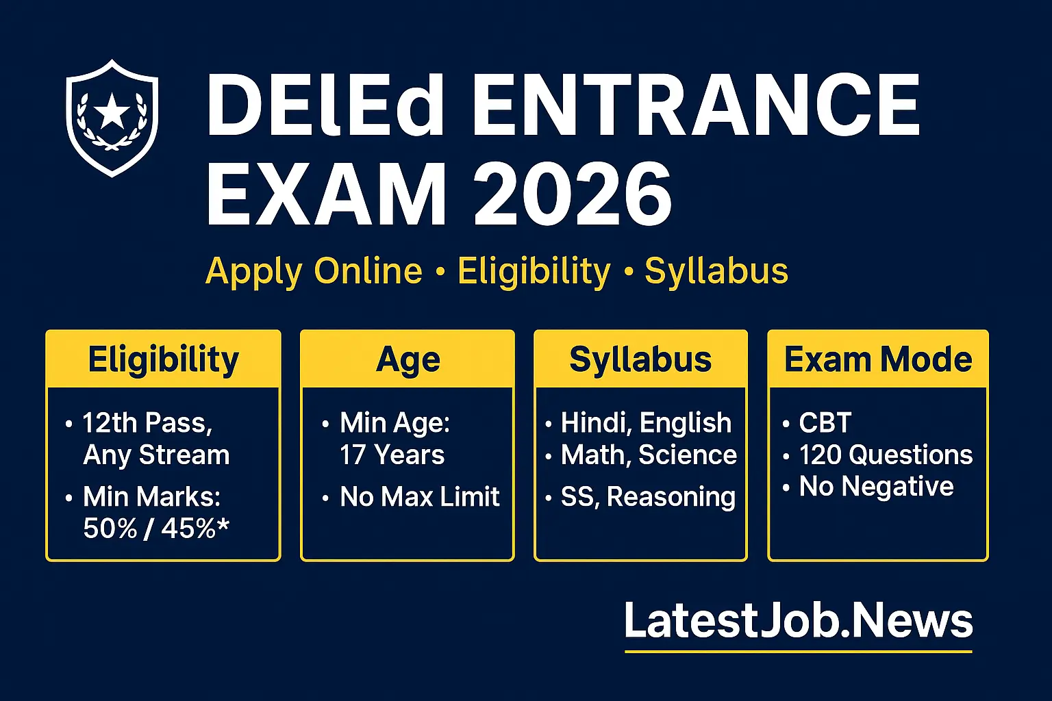 Bihar DElEd Entrance Exam 2026