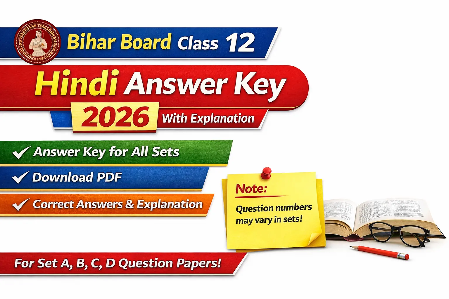 BSEB 12th Hindi Answer Key 